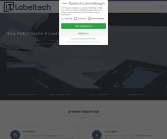 Labeltech.ch(▷ Ihr Spezialist für individuelle Etikettierlösungen) Screenshot