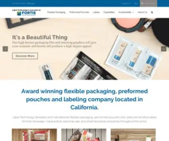 Labeltech.com(Flexible Packaging) Screenshot