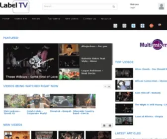 Labeltv.com(Label TV Media Network) Screenshot