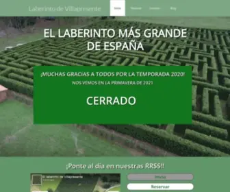 Laberintodevillapresente.es(Inicio) Screenshot