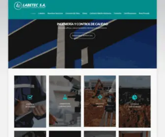 Labetec.es(Ingeniería y Control de Calidad) Screenshot