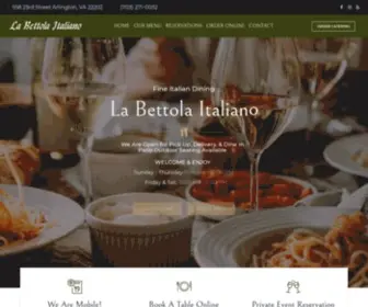 Labettolava.com(La Bettola Italiano) Screenshot