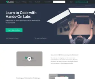 Labex.io(Learn to Code with Hands) Screenshot