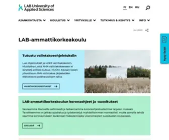 Lab.fi(Opiskelun ja työn parhaat puolet. LAB) Screenshot