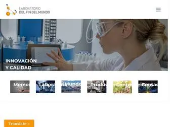 Labfindelmundo.com.ar(Laboratorio del Fin del Mundo SAPEM) Screenshot