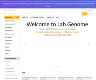 Labgenome.com(Lab Genome) Screenshot