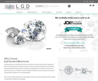 Labgrowndiamondny.com(LabGrown Diamonds) Screenshot