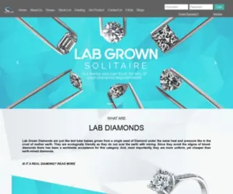 Labgrownsolitaire.com(Best Synthetic Diamond Manufacturers in USA) Screenshot