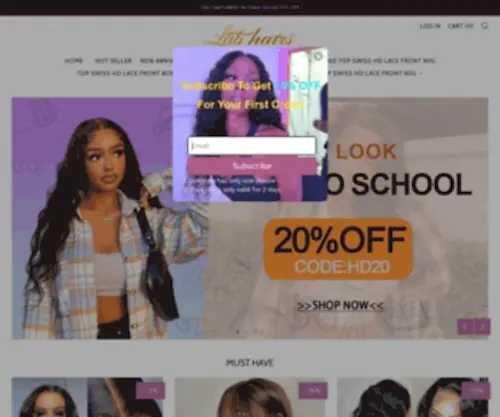 Labhairs.com(LABHAIRS®) Screenshot