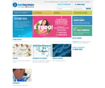 Labhormon.com.br(Diagnóstico e Prevenção) Screenshot