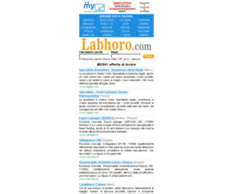 Labhoro.com(Labhoro = posti di lavoropagina 1) Screenshot