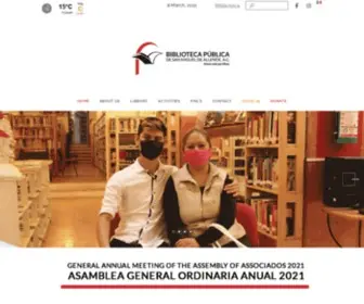 Labibliotecapublica.org(Biblioteca) Screenshot