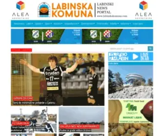 Labinskakomuna.com(Labinska komuna) Screenshot