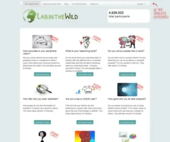 Labinthewild.org(Culture) Screenshot