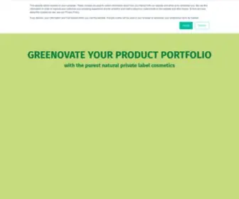 Labiocos.com(Greenovate Your Product Portfolio) Screenshot