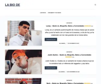 Labiode.com(La Bio De) Screenshot
