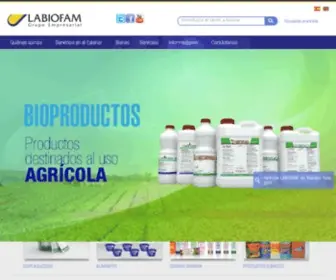 Labiofam.cu(Grupo Empresarial LABIOFAM) Screenshot