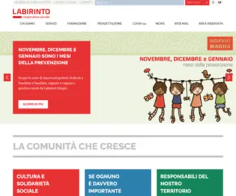 Labirinto.coop(Cooperativa Sociale Labirinto) Screenshot