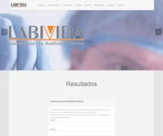 Labivida.com.br(Laboratório de Análises Clínicas) Screenshot