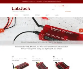 Labjack.com(Measurement & Automation) Screenshot