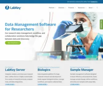 Labkey.com(Data Management and Workflow Software for Research) Screenshot