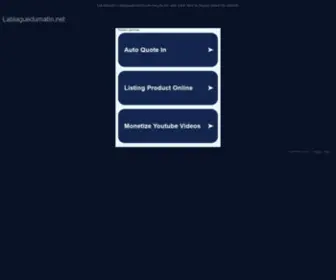 Lablaguedumatin.net(lablaguedumatin) Screenshot