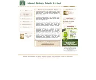 Lablandbiotechs.com(Labland Biotechs Private Limited) Screenshot