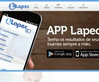 Lablapec.com.br(Lapec) Screenshot