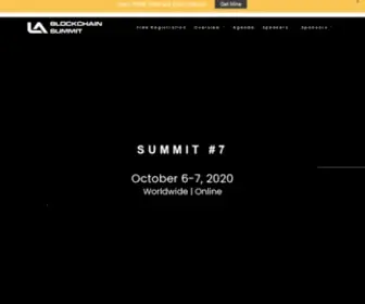 Lablockchainsummit.com(LA Blockchain Summit) Screenshot