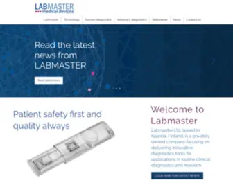 Labmaster.fi(LUCIA analyzer) Screenshot