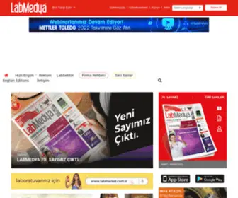 Labmedya.com(Laboratuvar ve Sağlık Gazetesi) Screenshot