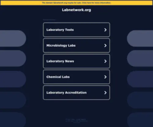 Labnetwork.org(Labnet) Screenshot