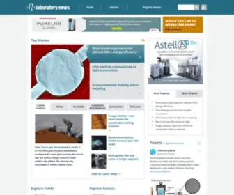 Labnews.co.uk(Laboratory News) Screenshot