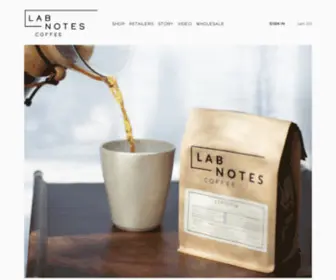 Labnotescoffee.com(Lab notes coffee) Screenshot