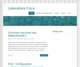 Labo-Cisco.com(Laboratoire Cisco) Screenshot