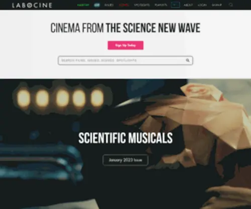 Labocine.com(The Science New Wave) Screenshot