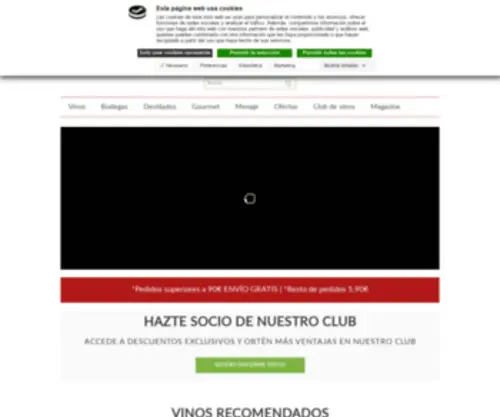 Labodegadesantamarina.com(Tienda de vinos online) Screenshot