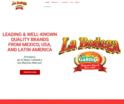 Labodegainc.com(Productos Mexicanos) Screenshot