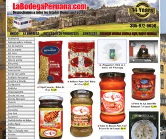 Labodegaperuana.com(Enviamos deliciosos productos peruanos a los Estados Unidos) Screenshot