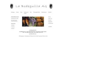 Labodeguilla.ch(La Bodeguilla) Screenshot