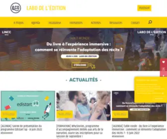 Labodeledition.com(édition numérique) Screenshot