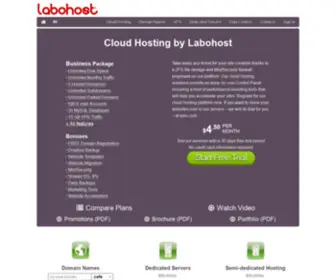 Labohost.com(Cloud Hosting by Labohost) Screenshot