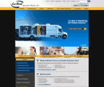 Laboit.com(La Boit Specialty Vehicles) Screenshot
