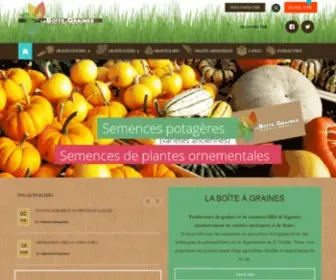 Laboiteagraines.com(La Boîte à Graines) Screenshot