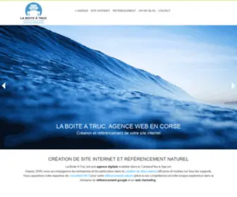Laboiteatruc.com(Creation et référencement de Site Internet à Ajaccio) Screenshot