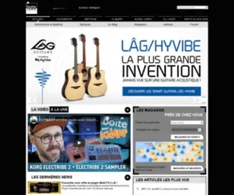Laboitenoiredumusicien.com(La Boite Noire du Musicien) Screenshot