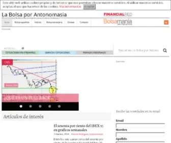 Labolsaporantonomasia.es(La Bolsa por Antonomasia) Screenshot