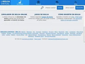 Labolsavirtual.com(Simulador de Bolsa) Screenshot