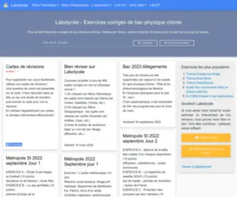 Labolycee.org(Labolycée) Screenshot