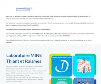 Labomine.fr(Labomine) Screenshot